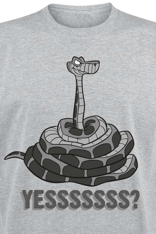 Das Dschungelbuch Kaa Yesssssss T-Shirt grau