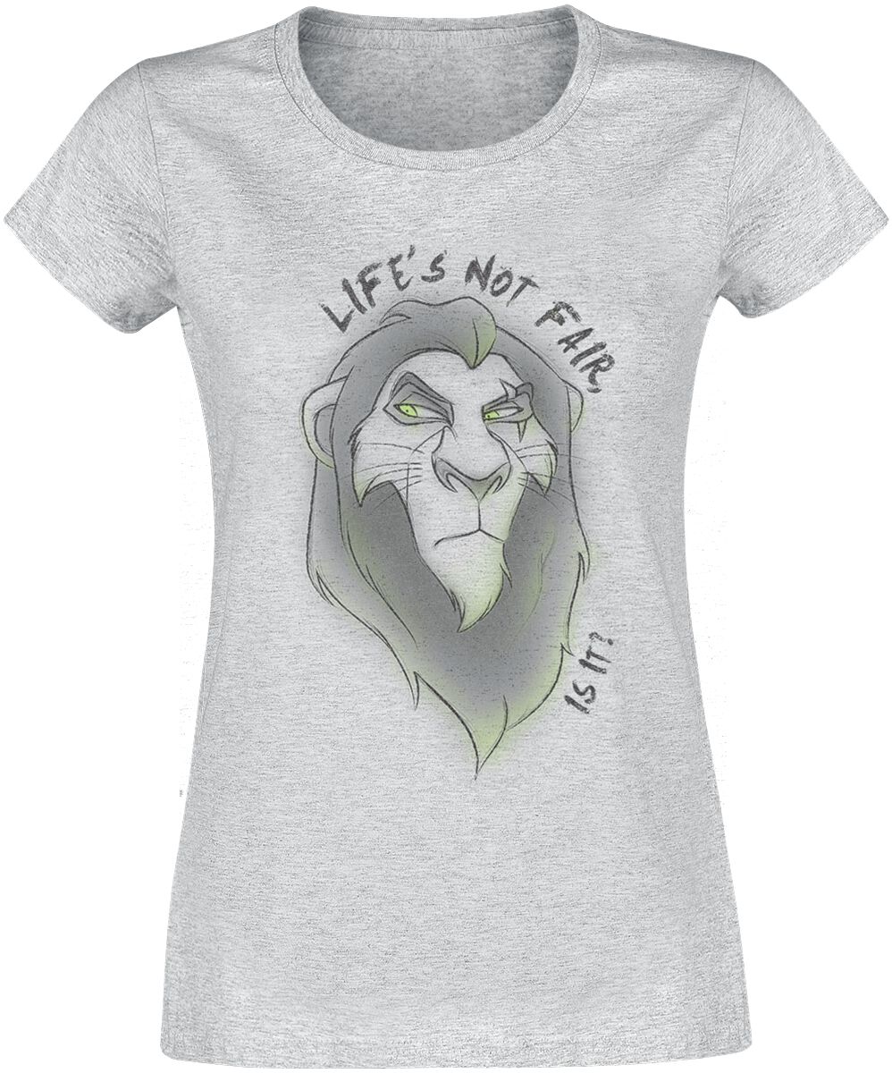 Der König der Löwen Life’s Not Fair T-Shirt heather grey Der König der Löwen Life’s Not Fair T-Shirt heather grey
