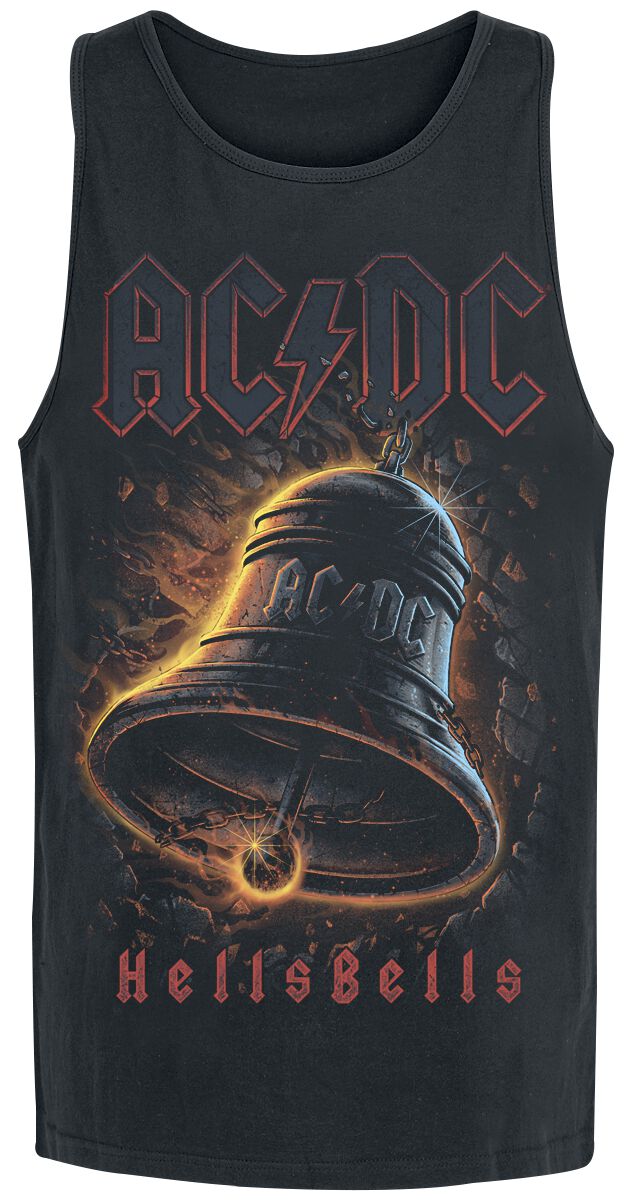 AC/DC Tank-Top - Hells Bells - S bis XXL - für Männer - Größe XXL - schwarz  - Lizenziertes Merchandise!