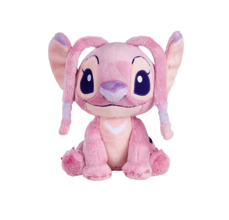 Lilo & Stitch - Disney Plysfigur - Engel Opfriskning - Ingen - lys pink
