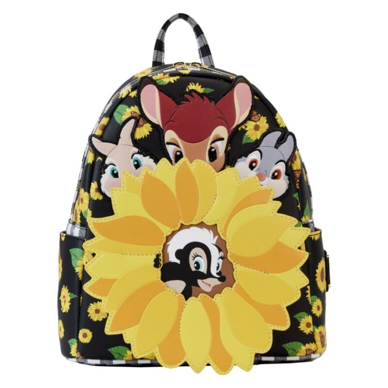 Bambi - Disney Mini-Rucksack - Loungefly - Sunflower Friends - für Damen - multicolor  - Lizenzierter Fanartikel
