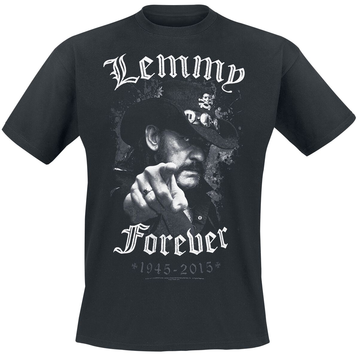 Tričko  z Motörhead - Lemmy - Forever - Muži - černá