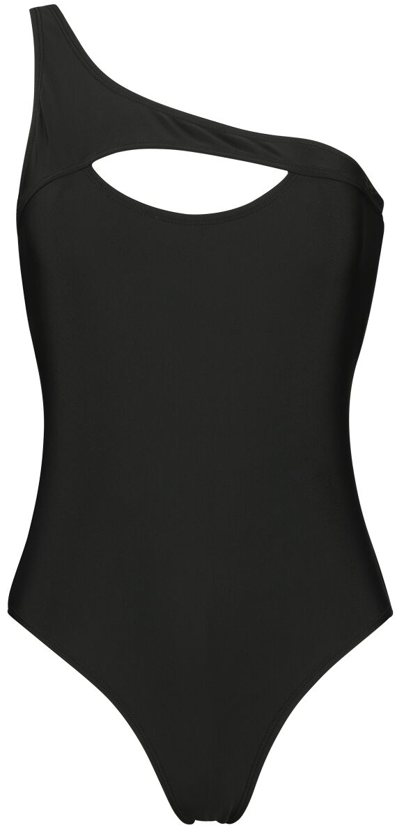 Black Premium by EMP Asymmetric Swimsuit Badeanzug schwarz in XXL