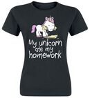 My Unicorn Ate My Homework, Einhorn, T-Shirt