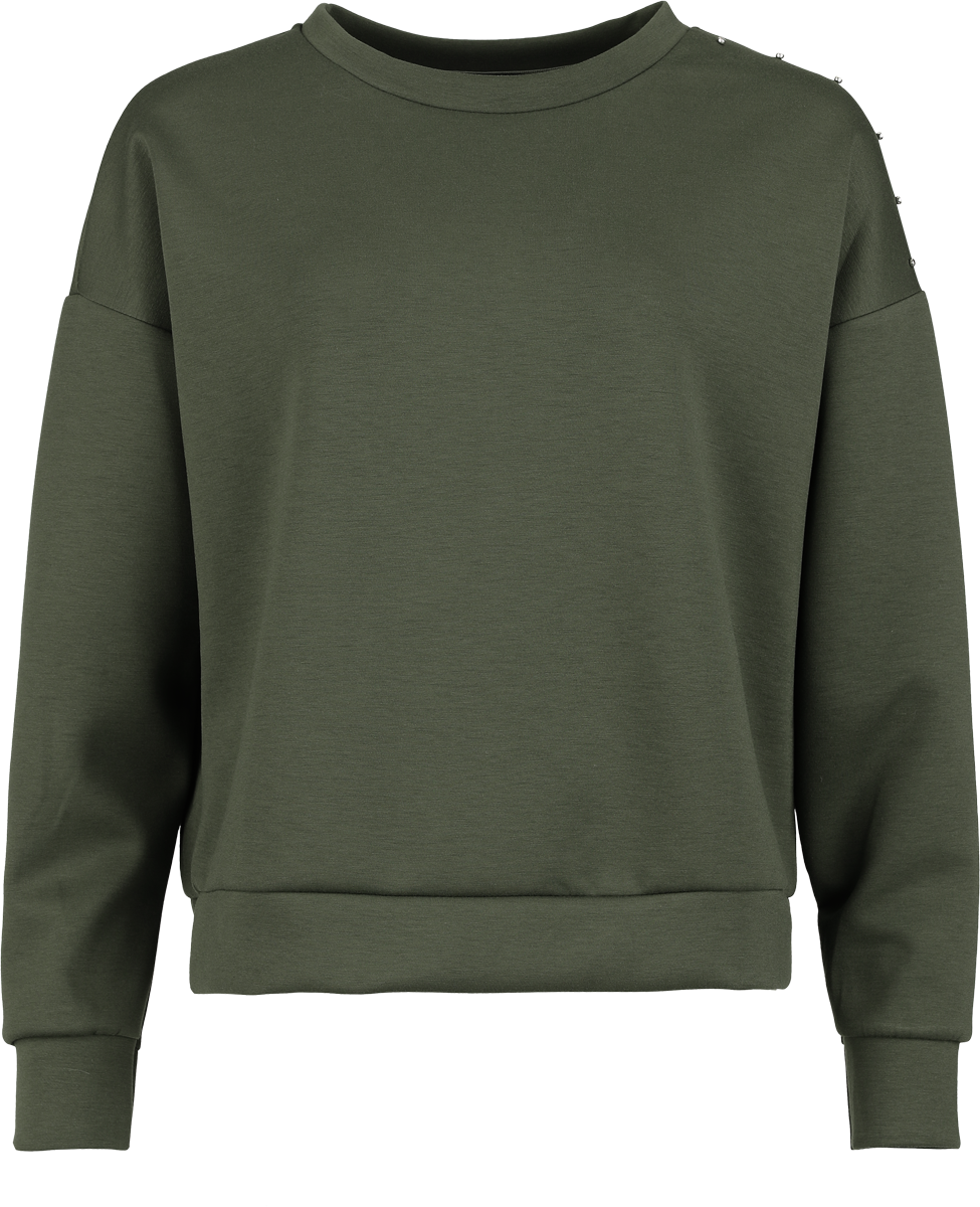 RED by EMP  Long-sleeve Shirt - Fine Line Rivets - for Women - khaki