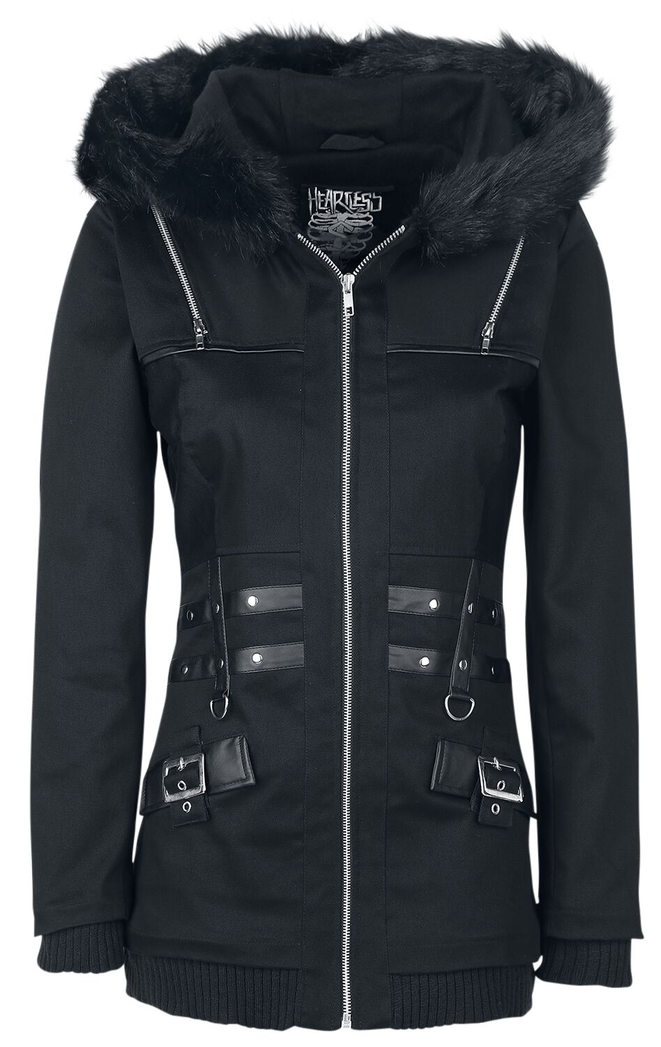 Heartless - Gothic Übergangsjacke - Sara Jacket - XS bis XL - für Damen - Größe XS - schwarz