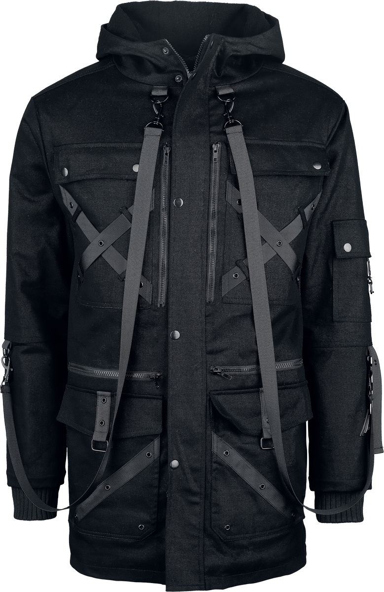 Chemical Black Gothic Mid-Season Jackets - Men's Auden Jacket - for Men - black