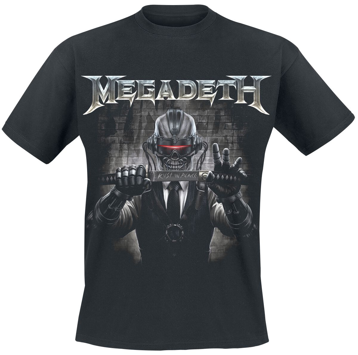 Image of Megadeth Rust In Peace Sword T-Shirt schwarz