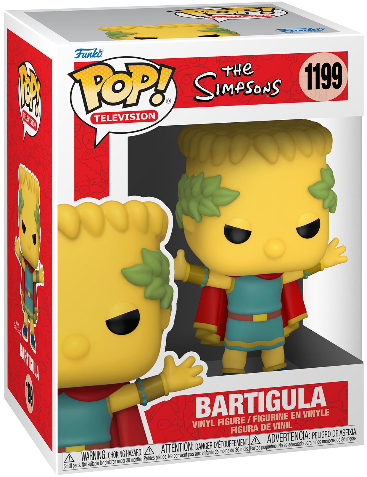 The Simpsons Bartigula Bart Vinyl Figure 1199 Funko Pop! multicolor