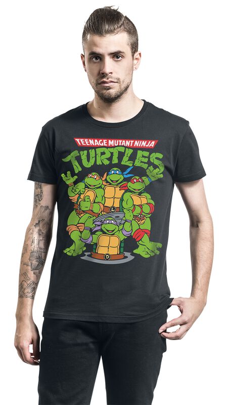 Große Größen Männer Group | Teenage Mutant Ninja Turtles T-Shirt