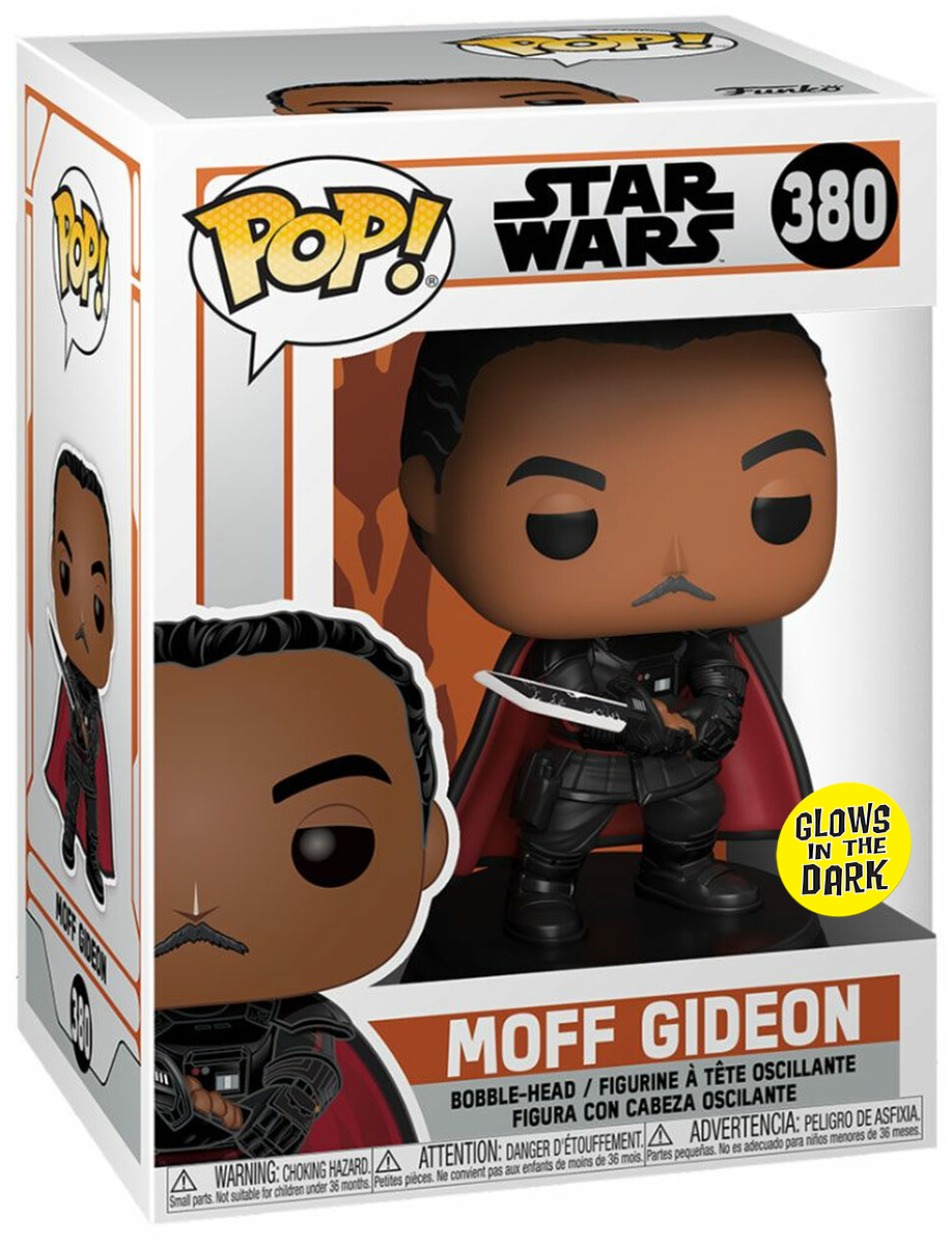 Star Wars The Mandalorian - Moff Gideon POP! & Tee Funko Pop! grau meliert