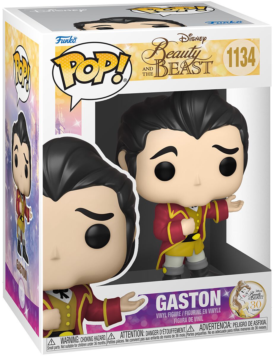 Beauty and the Beast Gaston Vinyl Figure 1134 Funko Pop! multicolor