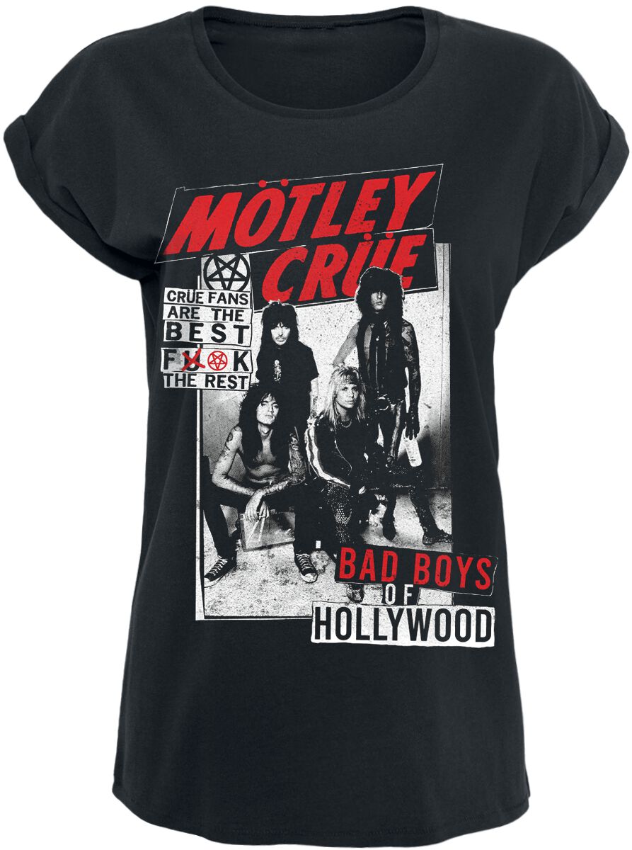 Image of Mötley Crüe Mötley Crüe Fans Girl-Shirt schwarz