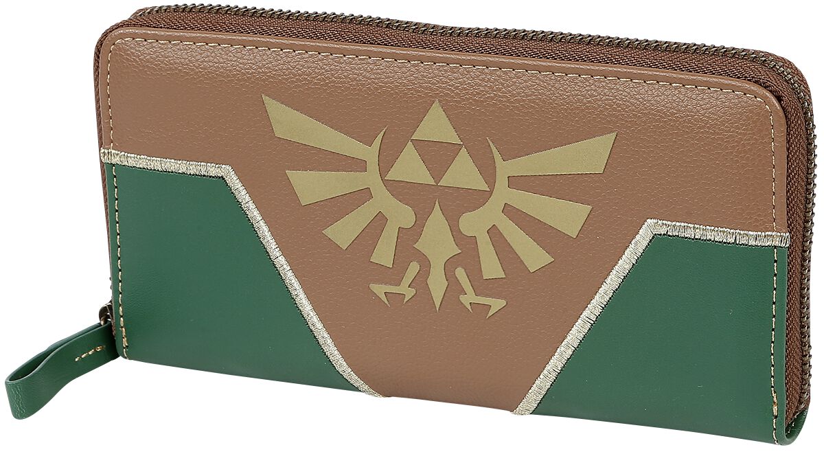 The Legend Of Zelda Triforce Geldbörse grün braun  - Onlineshop EMP