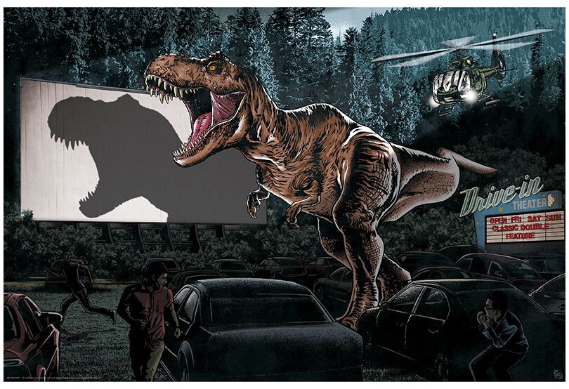 Jurassic Park Jurassic World - Cinema Poster multicolour
