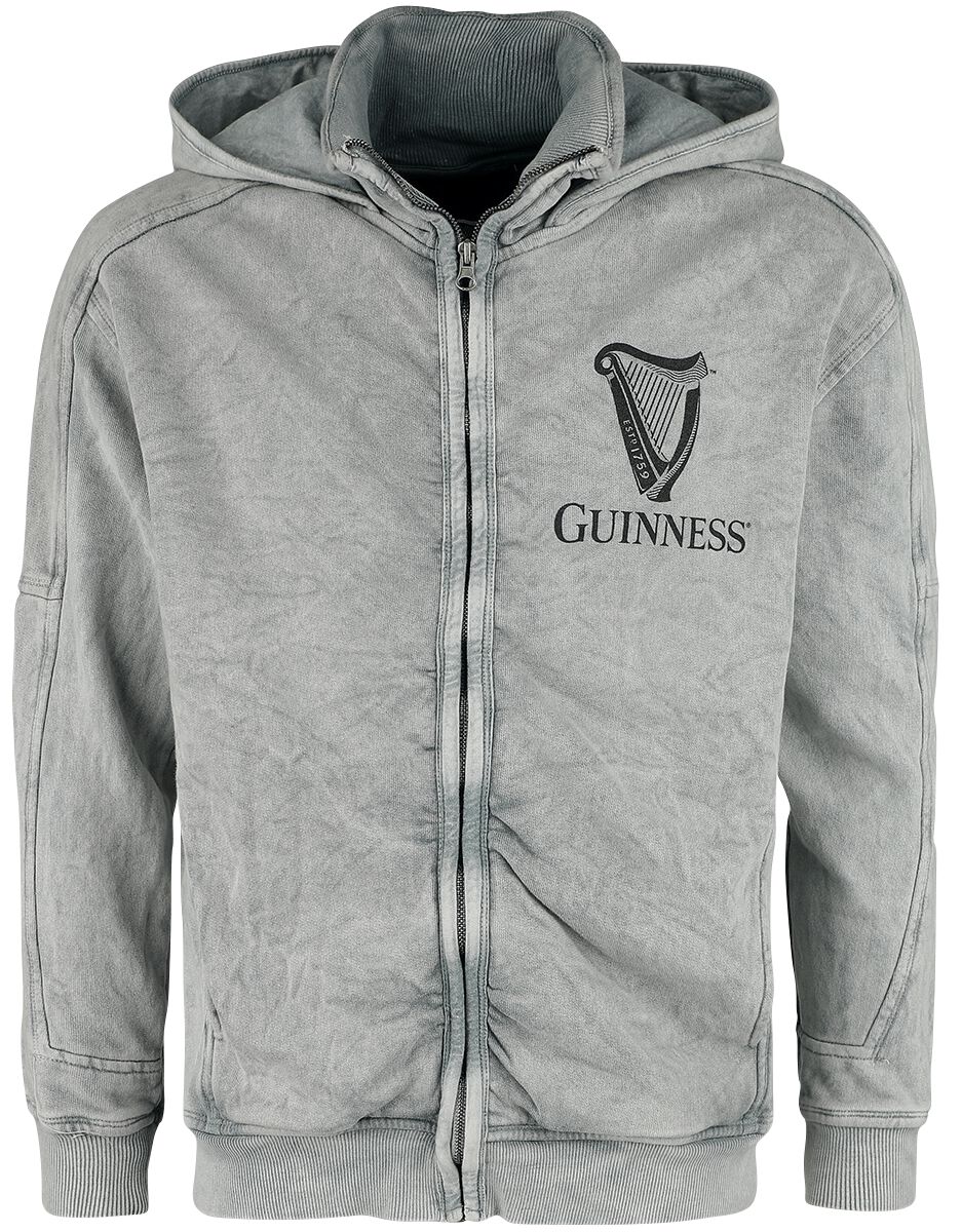 Guinness Brewery Hooded zip beige