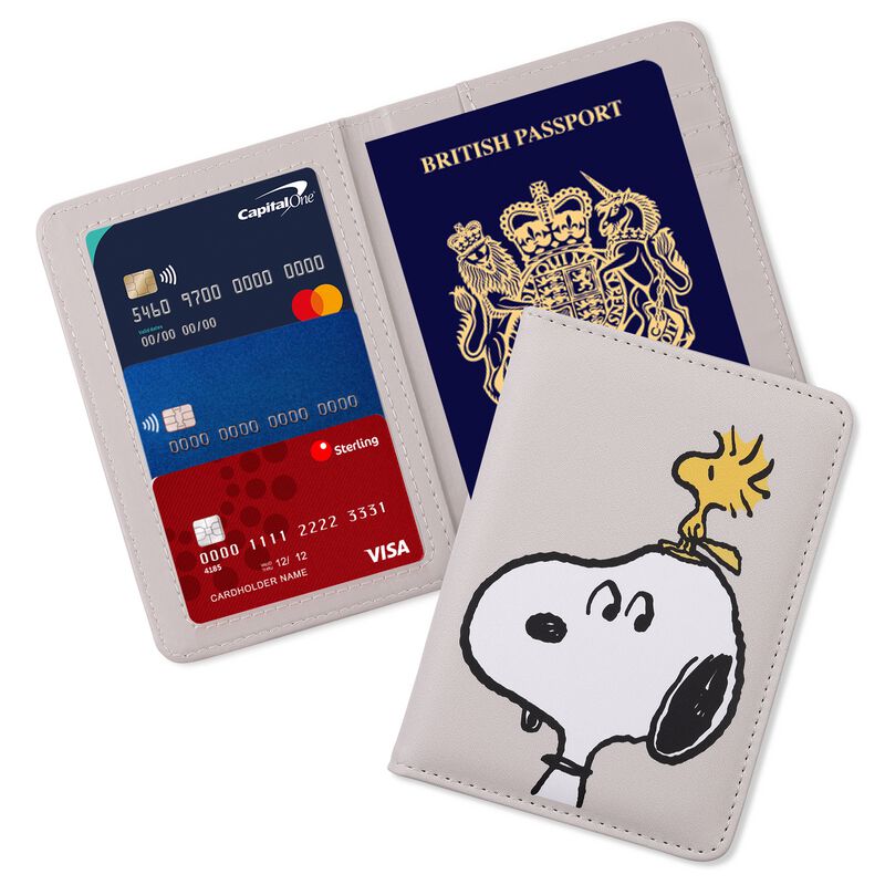 0198660023443 - Snoopy - Reisepass-Cover Karten-Etui multicolor