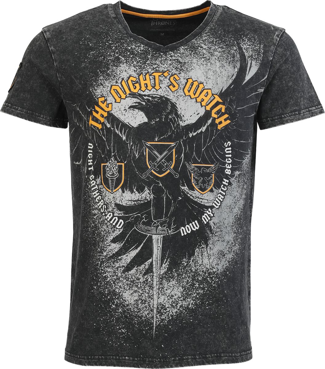 Game Of Thrones The Night`s Watch T-Shirt charcoal in S