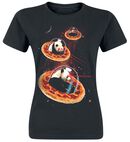 Invader Pandas On Pizza, Goodie Two Sleeves, T-Shirt