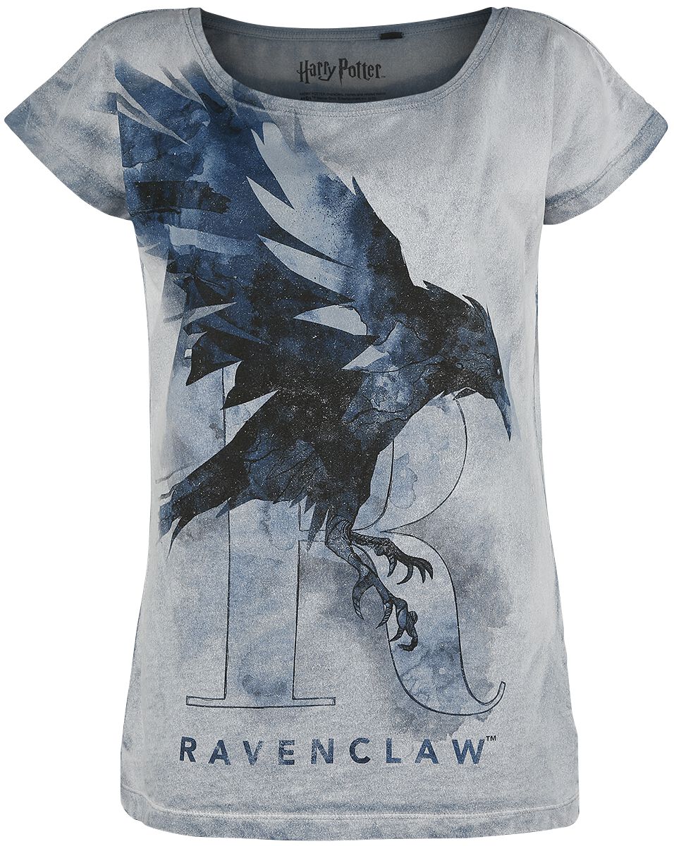 Harry Potter T-Shirt - Ravenclaw - The Raven - S bis XXL - für Damen - Größe S - blau  - EMP exklusives Merchandise!