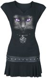 Black Cat, Spiral, T-Shirt