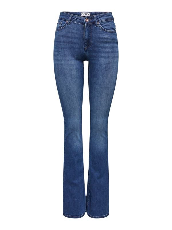 Jeans  av Only - ONLBLUSH MID FLARED DNM TAI021 NOOS - Dam - blå