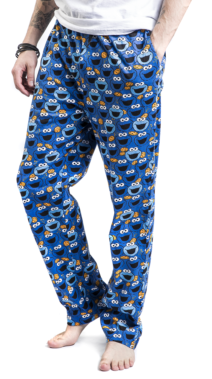 Sesamstraße Cookie Monster Pyjama-Hose blau - 20.01% Rabatt