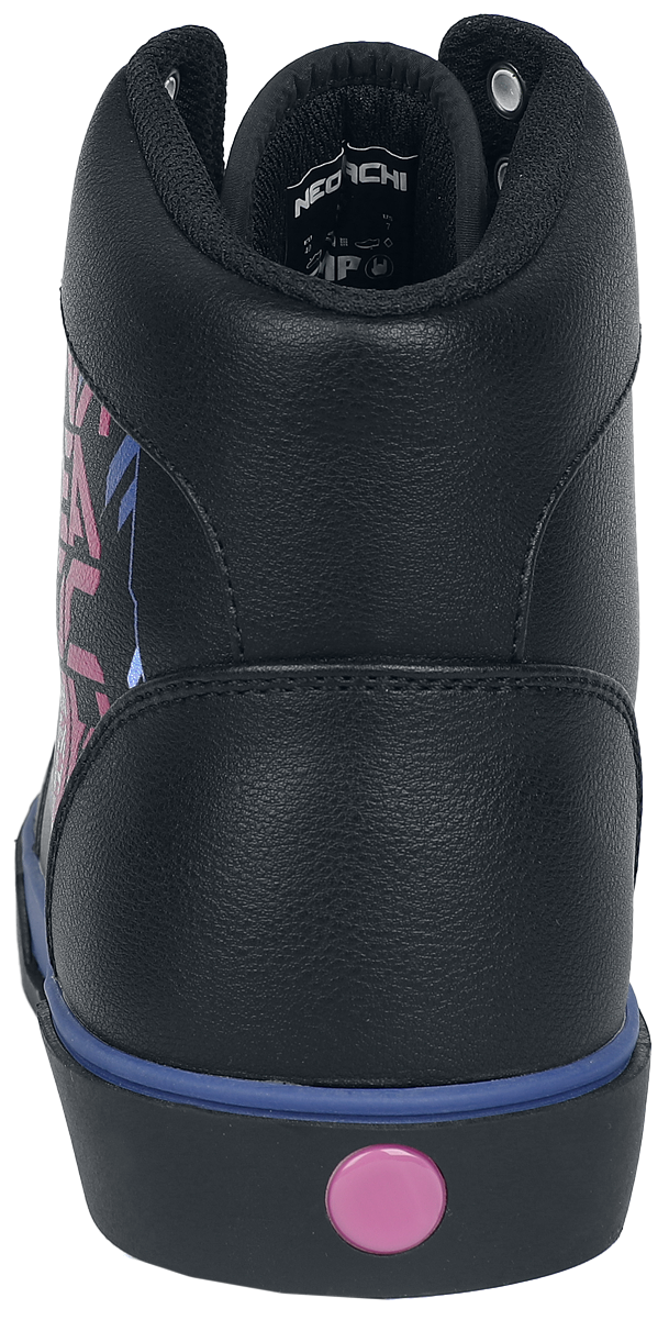 NEOMACHI - Gaming Sneaker high - BATTORU - EU38 bis EU45 - Größe EU41 - schwarz/blau  - EMP exklusives Merchandise!