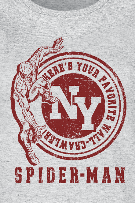 Spider-Man Wall Crawler T-Shirt grau