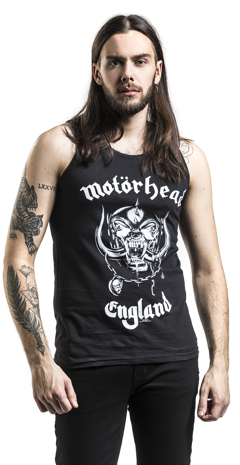 Motörhead England Tank-Top schwarz