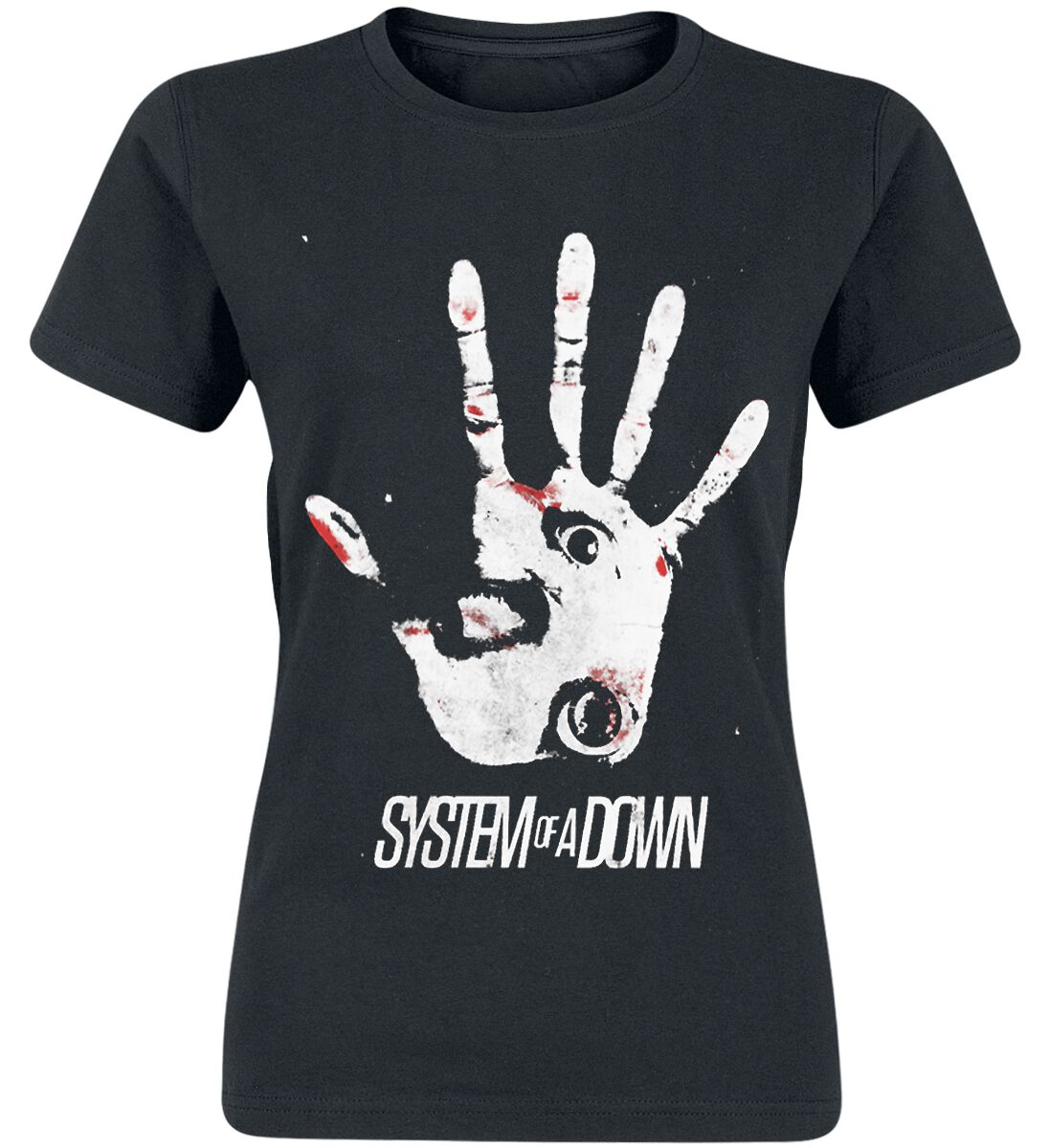 Image of System Of A Down Hand eye Girl-Shirt schwarz