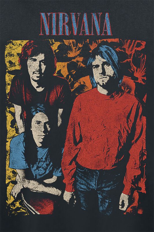 Band Merch Bekleidung Painting | Nirvana Langarmshirt