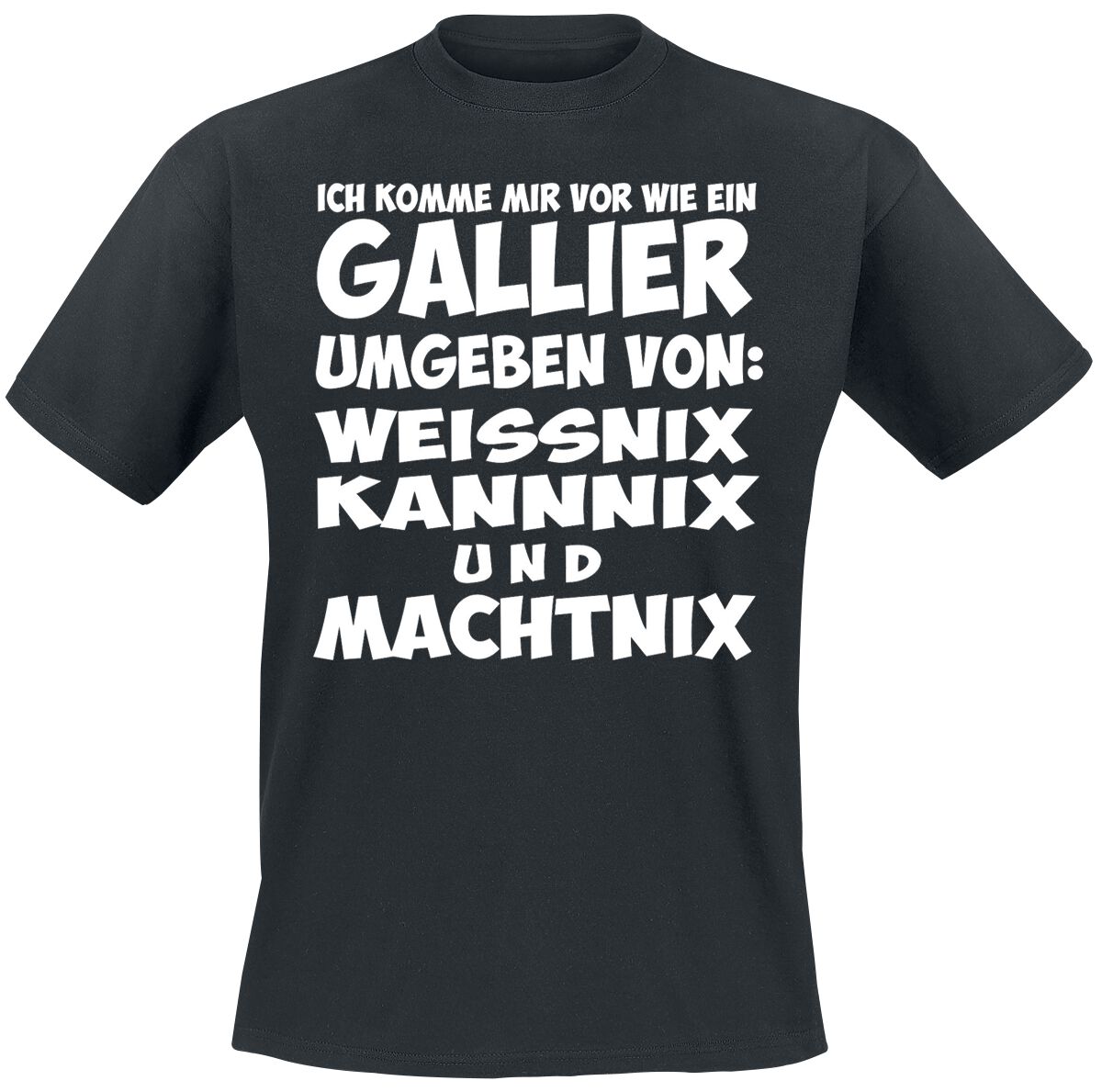 Sprüche T-Shirt - Gallier - S bis 4XL - für Männer - Größe XL - schwarz