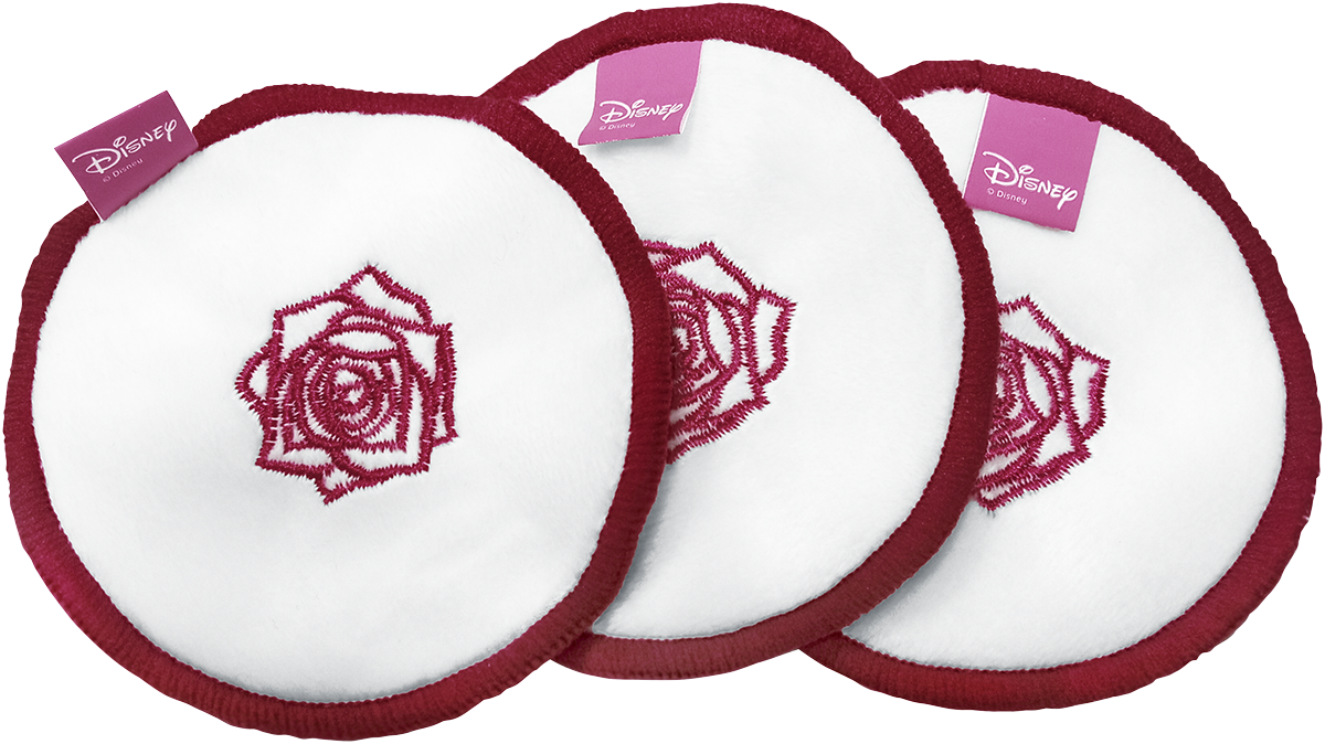 Die Schöne und das Biest Mad Beauty - Belle - wiederverwendbare Abschminkpads Kosmetik weiß pink