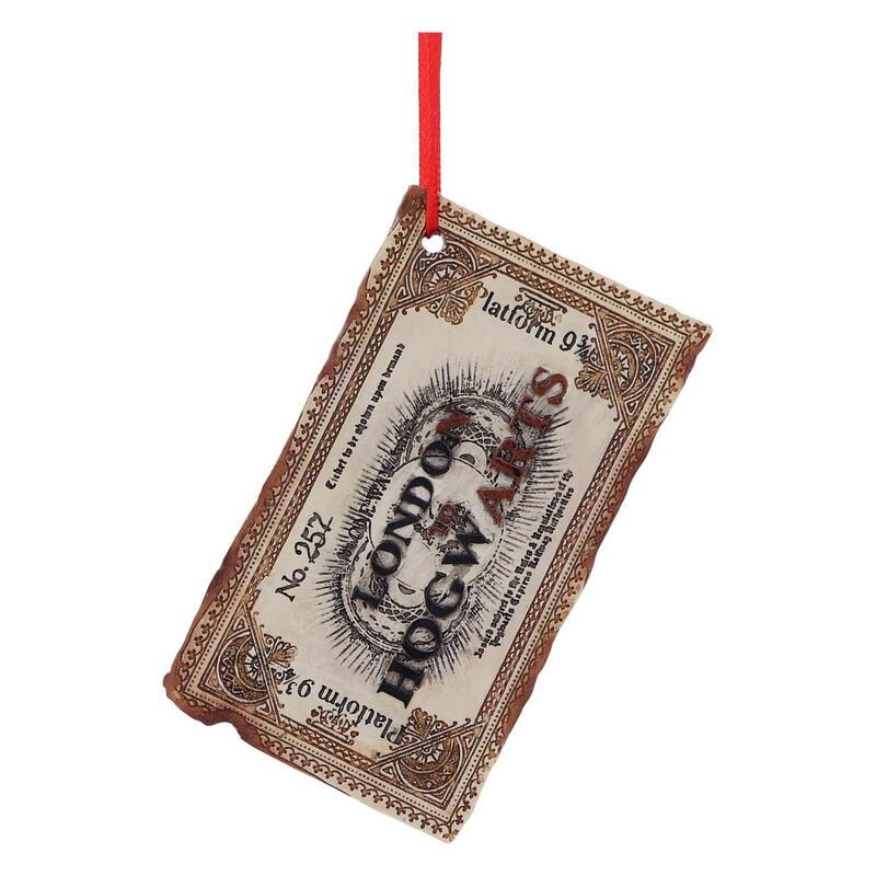 Harry Potter Nemesis Now - Hogwarts Ticket - Weihnachtsbaumanhänger Weihnachtskugeln multicolor