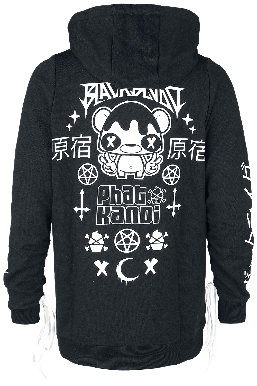 Black Blood by Gothicana Phat Kandi X Black Blood by Gothicana Kapuzenpullover Kapuzenpullover schwarz
