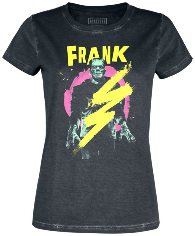 Universal Monsters T-shirt - Frankenstein - Frank - XS tot 5XL - voor Vrouwen - zwart