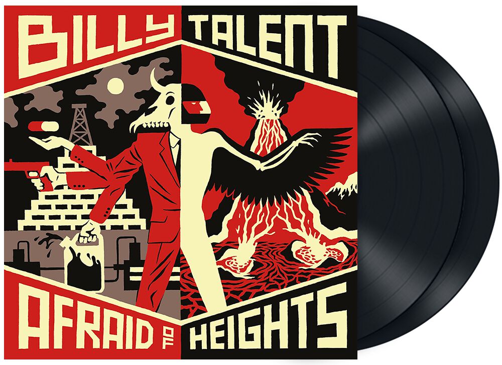 Image of Billy Talent Afraid of heights 2-LP schwarz