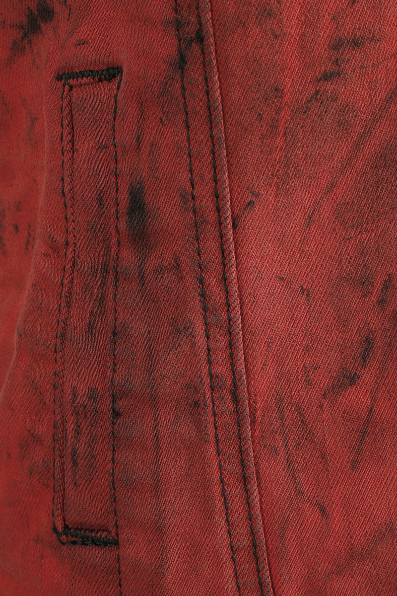 Thumbnail - RED by EMP Denim Soul Jeansjacke schwarz rot in L