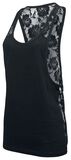 Backlace Loose Tank, Black Premium by EMP, Top