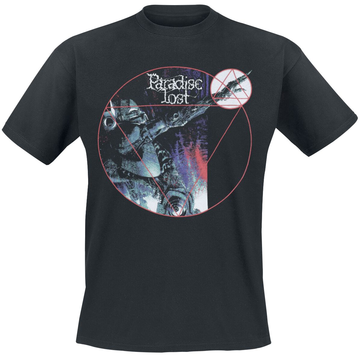 T-Shirt - Lost paradise - M bis 3XL - für Männer - Größe XL - schwarz - Lizenziertes Merchandise! - Männer - male