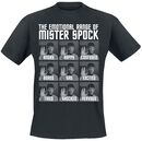 The Emotional Range Of Mister Spock, Star Trek, T-Shirt