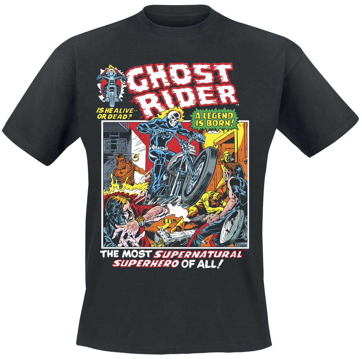 Marvel Comics Ghost Rider T-Shirt schwarz Marvel Comics Ghost Rider T-Shirt schwarz