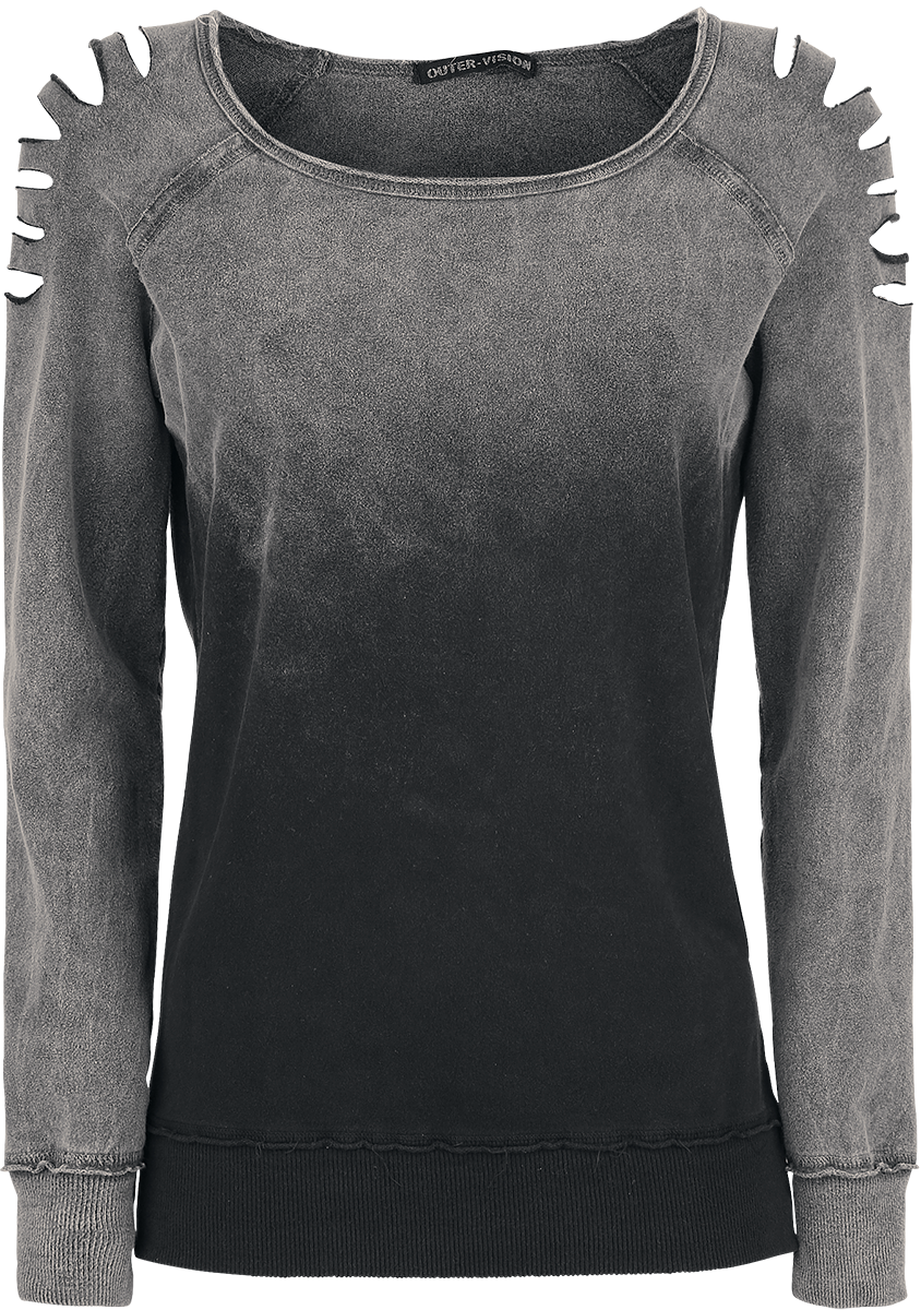 Felpa  di Outer Vision - Gills - Donna - grigio