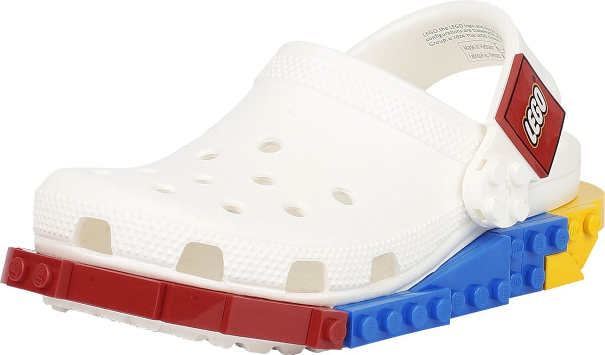 Crocs Hausschuh - 4LW System Clog K - EU28-29 bis EU37-38 - Größe EU 36-37 - weiß
