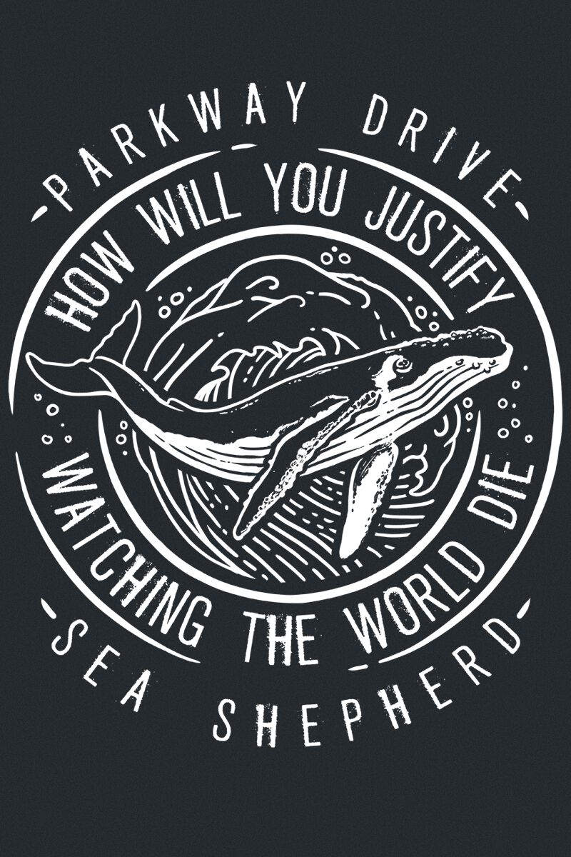 Sea Shepherd Cooperation How Will You Justifiy Kapuzenpullover schwarz von Parkway Drive