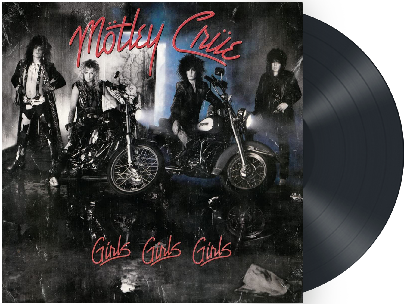 LP  av Mötley Crüe - Girls, girls, girls -  -