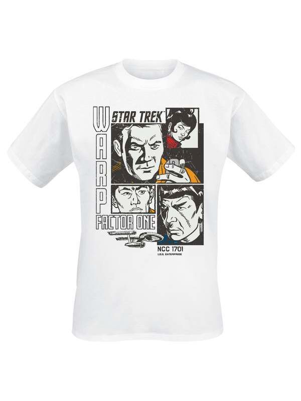 4069225054553 - Warp Factor T-Shirt weiß in XXL