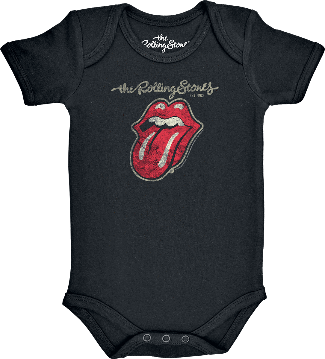 The Rolling Stones - Metal-Kids - Classic Tongue - Body - schwarz