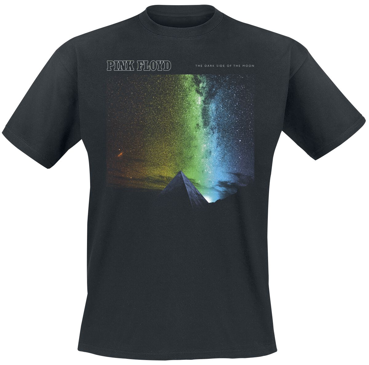 Pink Floyd T-Shirt - Pyramid Colors - S bis 3XL - für Männer - Größe XXL - schwarz  - Lizenziertes Merchandise!